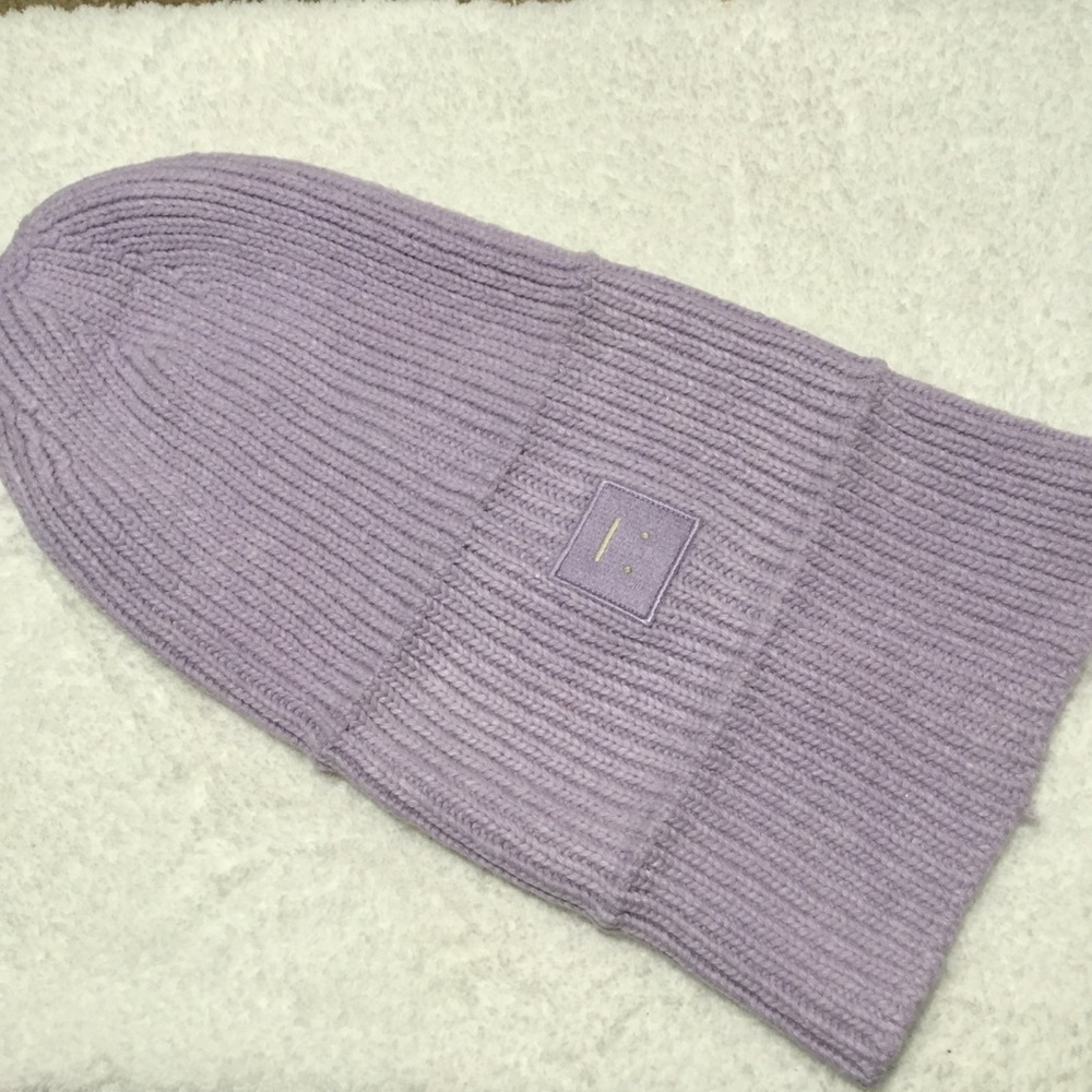 New Lavender Purple Acne Studios Beanie - Picture 4 of 4